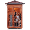 Image of Enlighten Infrared Saunas Saunas 2 Person Diamond Canadian Cedar Sauna by Enlighten Infrared Saunas