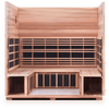 Image of Enlighten Infrared Saunas Saunas 5 Person Sierra Canadian Cedar Sauna Indoor by Enlighten Infrared Saunas 693614812659 I-16380 5 Person Sierra Canadian Cedar Sauna Indoor Enlighten Infrared Saunas