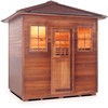 Image of Enlighten Infrared Saunas Saunas 5 Person Sierra Canadian Cedar Sauna Outdoor Peak by Enlighten Infrared Saunas 693614812659 16380 5 Person Sierra Canadian Cedar Outdoor Peak Enlighten Infrared Saunas