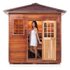Image of Enlighten Infrared Saunas Saunas 5 Person Sierra Canadian Cedar Sauna Outdoor Slope by Enlighten Infrared Saunas 693614812581 36380 5 Person Sierra Canadian Cedar Outdoor Slope Enlighten Infrared Saunas