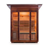 Image of Enlighten Infrared Saunas Saunas Outdoor Slope 3 Person SunRise Canadian Cedar Sauna by Enlighten Infrared Saunas 693614812680 T-37377