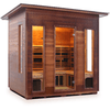 Image of Enlighten Infrared Saunas Saunas Outdoor Slope 5 Person Rustic Canadian Cedar Sauna by Enlighten Infrared Saunas 693614812703 39378