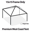 Image of 15' x 15' Replacement West Coast Tent Frame Only, Single Tube