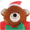 Image of Gemmy Inflatables Christmas Inflatables 11' ANIMATED Plush Teddy Bear Archway w/ Wiggling Bow Tie by Gemmy Inflatables 4' Snowman Head Disco Light by Gemmy Inflatables SKU# GTC00111-4A