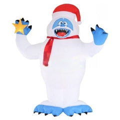 12' Bumble Abominable Snowman Holding Star by Gemmy Inflatables