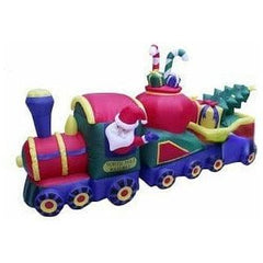 Gemmy Inflatables Christmas Inflatables 12' Christmas Train w/ Santa, Presents, and Christmas Tree by Gemmy Inflatables 781880241980 GTC00052-12 12' Christmas Train Santa Presents Christmas Tree by Gemmy Inflatables
