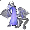 Image of Gemmy Inflatables Dolls, Playsets & Toy Figures 11.5' Projection Animated White Dragon by Gemmy Inflatables 781880251569 999603-221384