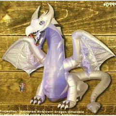 11.5' Projection Animated White Dragon by Gemmy Inflatables