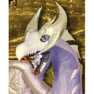 Gemmy Inflatables Dolls, Playsets & Toy Figures 11.5' Projection Animated White Dragon by Gemmy Inflatables 781880251569 999603-221384