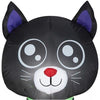 Image of Gemmy Inflatables Halloween Inflatables 3 1/2' Halloween Black Cat w/ Pumpkin Necklace by Gemmy Inflatable 227025 - 3639403