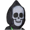 Image of Gemmy Inflatables Halloween Inflatables 3 1/2' Halloween Skull Reaper w/ Pumpkin Necklace by Gemmy Inflatable 3 1/2' Gemmy Airblown Inflatable Thanksgiving Pilgrim Turkey Red Vest