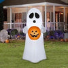 Image of Gemmy Inflatables Halloween Inflatables 4' Halloween Spooky Ghost w/ Pumpkin by Gemmy Inflatables