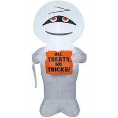 Gemmy Inflatables Halloween Inflatables 4' Spooky Mummy w/ Halloween Sign by Gemmy Inflatables 781880270959 225251