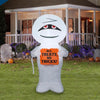 Image of Gemmy Inflatables Halloween Inflatables 4' Spooky Mummy w/ Halloween Sign by Gemmy Inflatables 781880270959 225251