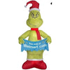 Image of Gemmy Inflatables Inflatable Party Decorations 10' Dr. Seuss Grinch w/ Banner by Gemmy Inflatables 880887