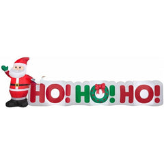 Gemmy Inflatables Inflatable Party Decorations 11.5' Santa w/ Ho Ho Ho Sign by Gemmy Inflatables 781880274490 110228