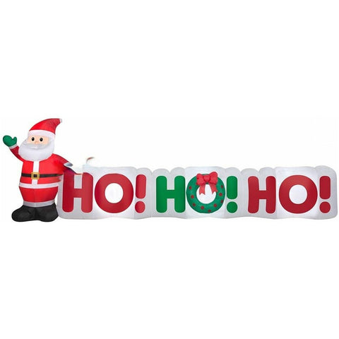 Gemmy Inflatables Inflatable Party Decorations 11.5' Santa w/ Ho Ho Ho Sign by Gemmy Inflatables 781880274490 110228