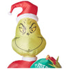 Image of Gemmy Inflatables Inflatable Party Decorations 11' Giant Christmas Grinch Holding Merry Grinchmas Ornament by Gemmy Inflatables 781880204596 113003 11' Giant Christmas Grinch Merry Grinchmas Ornament Gemmy Inflatables