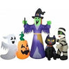 Image of Gemmy Inflatables Inflatable Party Decorations 12' Colossal Halloween Witch and Friends Scene by Gemmy Inflatables 781880273028 228425
