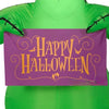 Image of Gemmy Inflatables Inflatable Party Decorations 3 1/2' Halloween Nightmare Before Christmas Oogie Boogie Holding Banner by Gemmy Inflatables 781880239079 227460 - 3639374 3 1/2' Halloween Nightmare Christmas Oogie Boogie Banner Gemmy