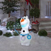 Image of Gemmy Inflatables Inflatable Party Decorations 4' Disney's Frozen II Olaf holding String of Ornaments by Gemmy Inflatables 781880205746 119003 4' Disney's Frozen II Olaf holding String Ornaments Gemmy Inflatables