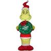 Image of Gemmy Inflatables Inflatable Party Decorations 5 1/2' Dr. Seuss Grinch w/ Christmas Wreath by Gemmy Inflatables 781880246794 119314