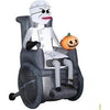 Image of Gemmy Inflatables Inflatable Party Decorations 5 1/2' Nightmare Before Christmas Dr. Finkelstein in wheelchair by Gemmy Inflatables 227695 - 3639277 7' Tim Burton’s Nightmare Before Christmas Dr. Finkelstein Sally Scene