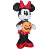 Image of Gemmy Inflatables Inflatable Party Decorations 5' Halloween Disney's Retro Minnie Mouse Holding Jack O' Lantern by Gemmy Inflatables 781880239154 221284 5' Halloween Retro Minnie Mouse Jack O' Lantern Gemmy Inflatables