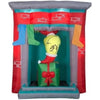 Image of Gemmy Inflatables Inflatable Party Decorations 7' Dr. Seuss's The Grinch in Chimney w/ Present and Stockings by Gemmy Inflatables 781880246879 112299 - 3723705 7' Dr. Seuss's Grinch in Chimney Present Stockings Gemmy Inflatables