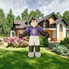 Image of Gemmy Inflatables Inflatable Party Decorations 7' NFL Baltimore Ravens Poe Mascot by Gemmy Inflatables 526368