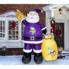 Image of Gemmy Inflatables Inflatable Party Decorations 7' NFL Minnesota VIKINGS Santa Claus by Gemmy Inflatables 620300