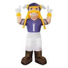 Image of Gemmy Inflatables Inflatable Party Decorations 7' NFL Minnesota Vikings Viktor the Viking Mascot by Gemmy Inflatables