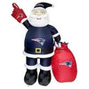 Image of Gemmy Inflatables Inflatable Party Decorations 7' NFL New England PATRIOTS Santa Claus by Gemmy Inflatables 620292