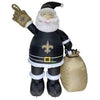 Image of Gemmy Inflatables Inflatable Party Decorations 7' NFL New Orleans SAINTS Santa Claus by Gemmy Inflatables 620296