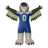 Image of Gemmy Inflatables Inflatable Party Decorations 7' NFL Seattle Seahawks Blitz Mascot by Gemmy Inflatables 526370