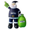 Image of Gemmy Inflatables Inflatable Party Decorations 7' NFL Seattle SEAHAWKS Santa Claus by Gemmy Inflatables 620297