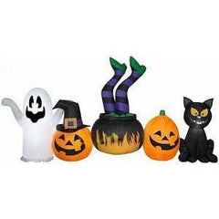 Gemmy Inflatables Inflatable Party Decorations 8.5' Halloween Brewing Witch Scene by Gemmy Inflatables 781880268031 226869