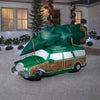 Image of Gemmy Inflatables Inflatable Party Decorations 8' Christmas Vacation Station wagon w/ Christmas Tree by Gemmy Inflatables 781880241140 114436 8' Christmas Vacation Station wagon Christmas Tree Gemmy Inflatables
