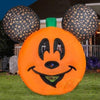 Image of Gemmy Inflatables Inflatable Party Decorations 9 1/2' Disney’s Mickey Mouse Pumpkin Jack O’ Lantern by Gemmy Inflatable 781880241386 228673 9 1/2' Disney’s Mickey Mouse Pumpkin Jack O’ Lantern Gemmy Inflatable
