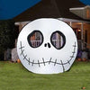 Image of Gemmy Inflatables Inflatable Party Decorations 9' Halloween Nightmare Before Christmas Jack Skellington Flat Pumpkin Jack-O-Lantern by Gemmy Inflatables 225365 - 3639378 7.5' Jack Skellington Pumpkin Faces Patch Gemmy Inflatables SKU 228884