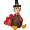 Image of Gemmy Inflatables Inflatable Party Decorations Airblown Turkey With Scarf - Small by Gemmy Inflatables 781880290148 823359 Airblown Turkey With Scarf - Small by Gemmy Inflatables SKU# 823359
