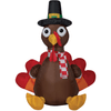 Image of Gemmy Inflatables Inflatable Party Decorations Airblown Turkey With Scarf - Small by Gemmy Inflatables 781880290148 823359 Airblown Turkey With Scarf - Small by Gemmy Inflatables SKU# 823359