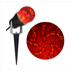 Gemmy Inflatables LED Lights, Blowers, and Accessories Outdoor Lightshow Spot Light - Projection Red Time Tunnel (Red Red Yellow)  by Gemmy Inflatables