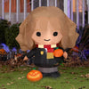Image of Gemmy Inflatables Seasonal & Holiday Decorations 3' Hermione Granger w/ Jack O Lantern by Gemmy Inflatable 229029