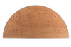 Image of 60" Half Round Wood Table