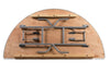 Image of 60" Half Round Wood Table