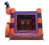 Image of Halloween Pumpkin, Double Water Slide Bounce House with Blower