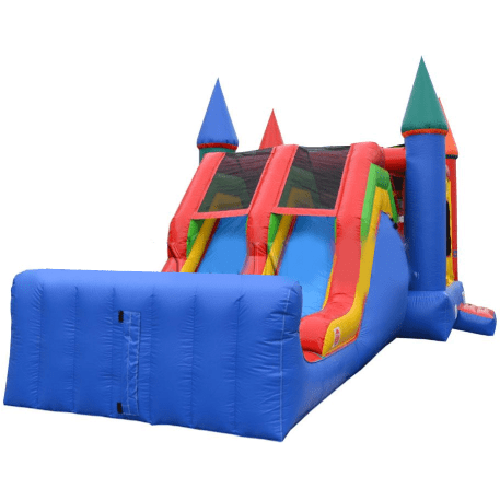 Happy Jump Commercial Bouncers 5 in 1 Super Combo Double Lane by Happy Jump CO2181 5 in 1 Super Combo Double Lane by Happy Jump SKU# CO2181