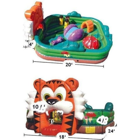 Happy Jump Inflatable Bouncers 10'H Tiger Junior Safari by Happy Jump IG5510 12'H Ultimate Playground 3 by Happy Jump SKU# IG5503