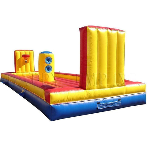 Happy Jump Inflatable Bouncers 11'H Bungee and Basketball by Happy Jump 10'H Bungee & Hoop Shootout Combo by Happy Jump SKU# IG5305